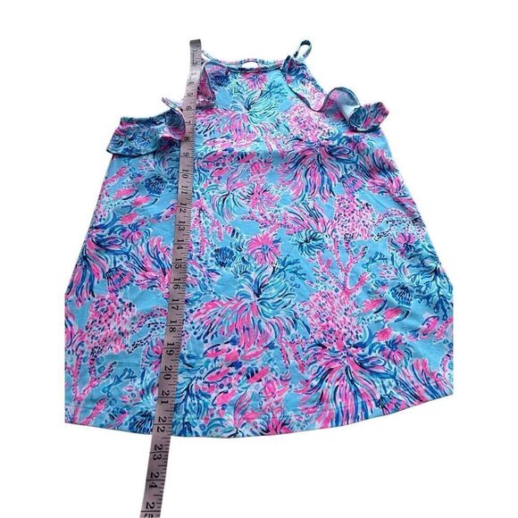 Lilly Pulitzer Billie Tank Top In Celestial Blue Seek and Sea - Picture 9 of 11